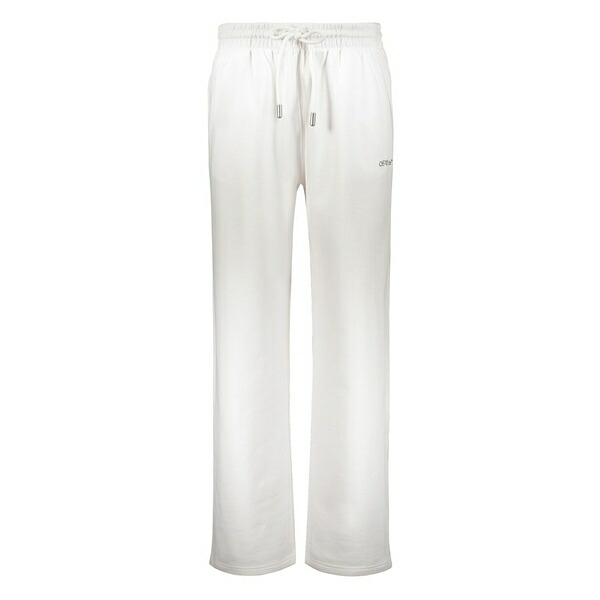 象牙色 メンズ 心地好いズボン下 ボトムス Logo-print trousers White