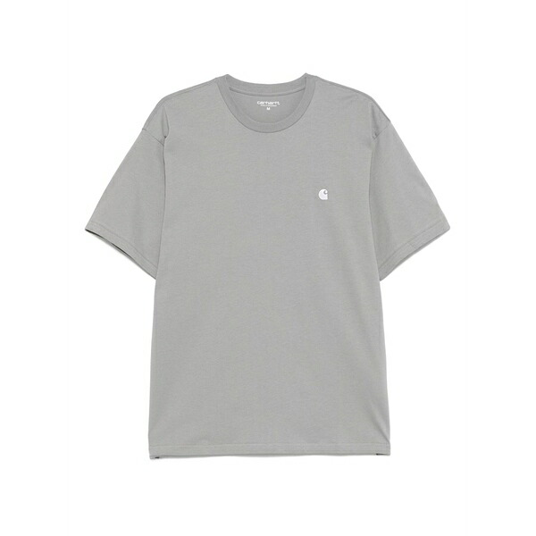 鉄道車両ハート型 メンズ プルオーバー トップス Madison t-shirt Grey