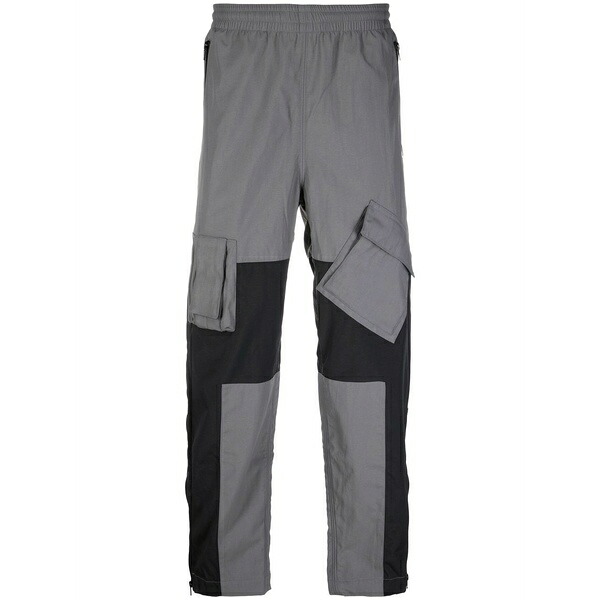 ビリオネアボーイズクラブ メンズ 心地好いズボン下 ボトムス Panelled-shell track pants Grey
