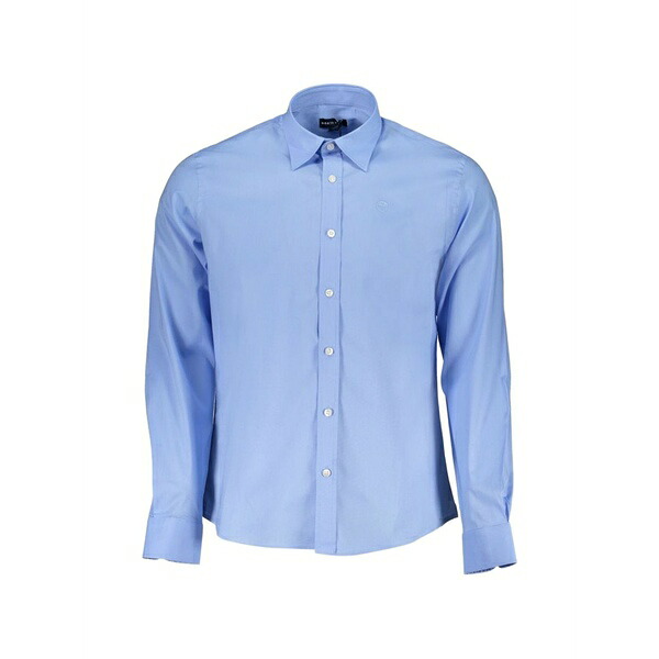 北の方大売り出し メンズ ティーシャツ トップス Embroidered-logo poplin shirt Blue
