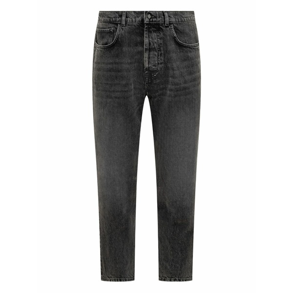 アミッシュ メンズ ジーンズズボン下 ボトムス Five-pocket cotton jeans Grey