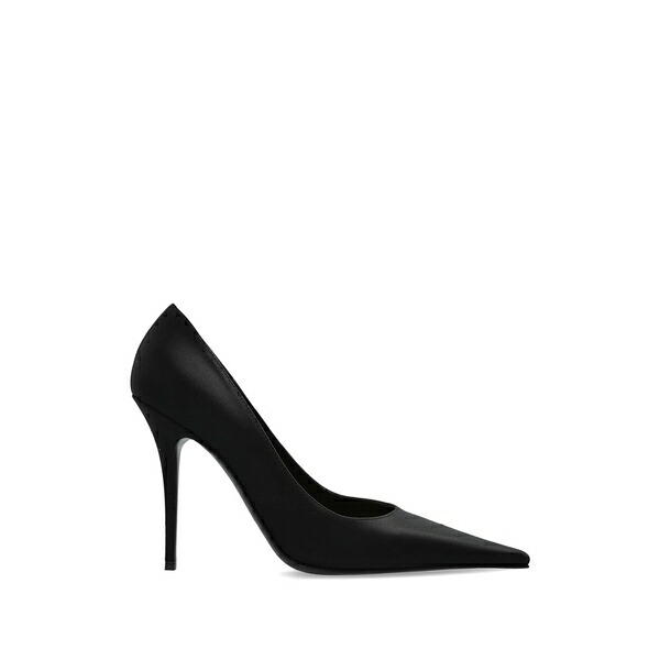アミナモアディ レディース パンプス シューズ Barbara satin pumps Black