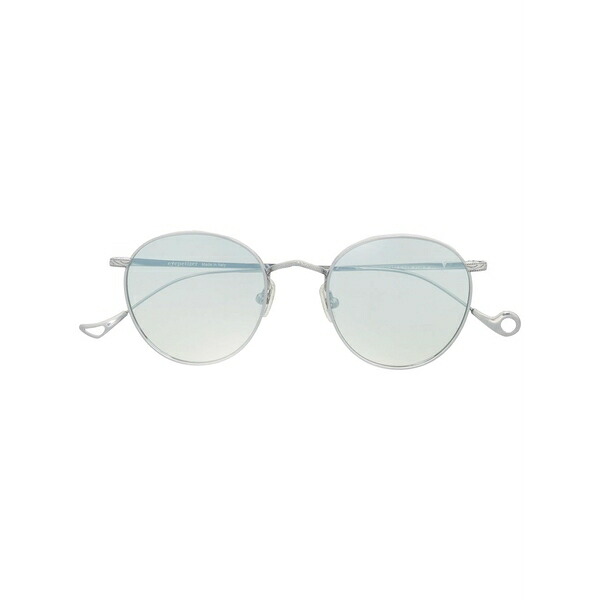 目玉ぺタイザー レディース 黒眼鏡＆アイウェア 付属物 Round-frame sunglasses Blue