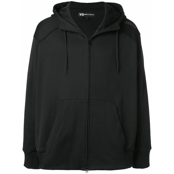 ワイスロバート・エドワード・リー メンズ パーカー・スウェットシャツ アウター Yohji skull zipped hoodie Black