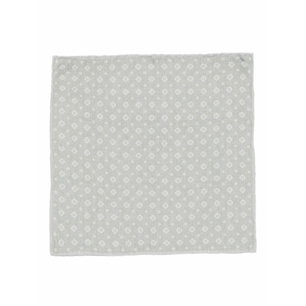 イレブンティ メンズ えり巻き・袈裟・えり巻き 付属物 Printed pocket square Grey