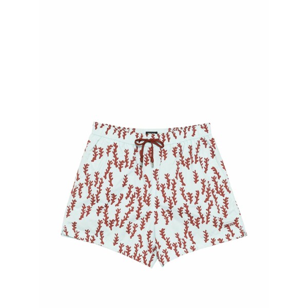 ゼニア メンズ カジュアルパンツ ボトムス Printed drawstring swim shorts Blue｜asty 141,400円