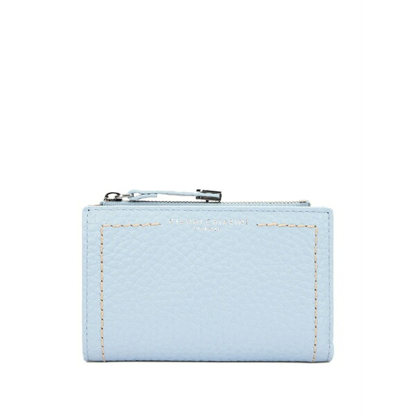 ジャンニ・キアリーニ レディース 銭入れ 添え物 Bubble topstitching wallet Blue
