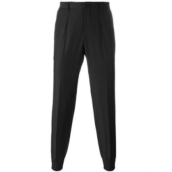ウーヨンミ メンズ 心地よいズボン下 ボトムス Gathered ankle trousers Blue