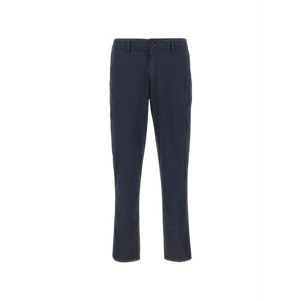 ピューテリー メンズ 心地よいズボン下 ボトムス Hoy button-fastening trousers Blue