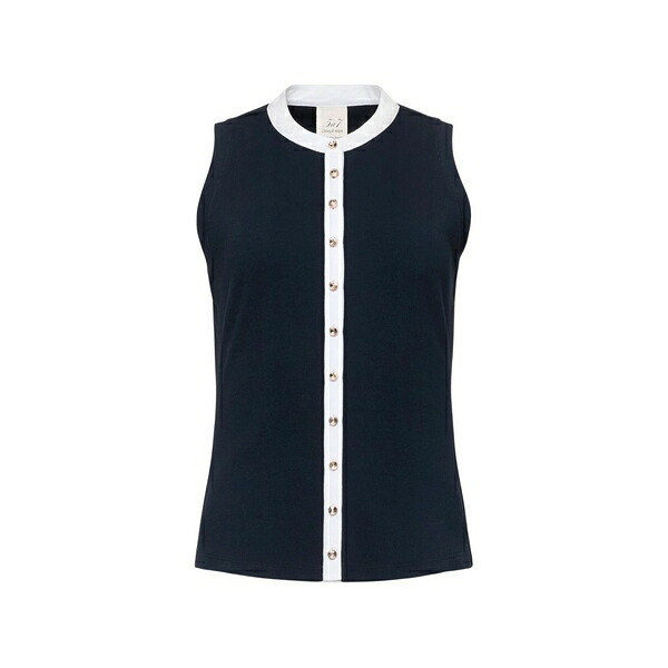 サンクアセプト レディース プルオーバー トップス Beverly buttoned shirt Blue