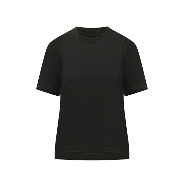 意中の女 レディース ティーシャツ トップス Short-sleeve t-shirt Black