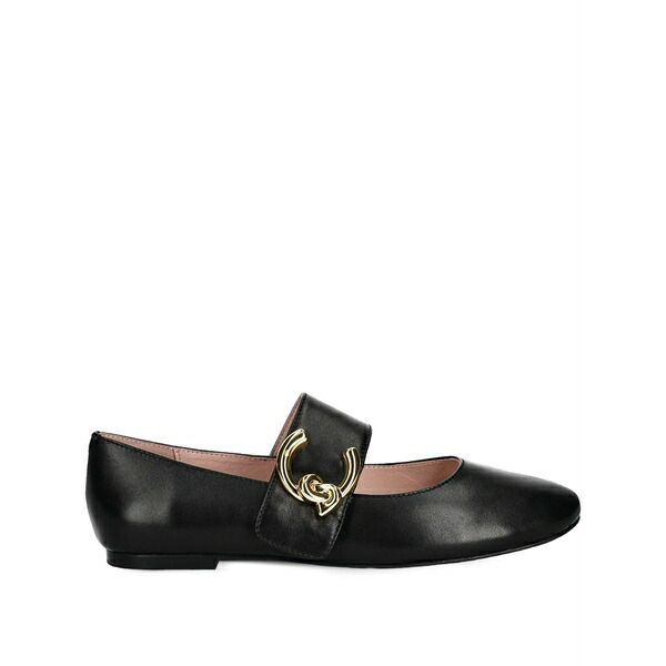 コチネレ レディース サンダル シューズ Leather ballerina shoes Black