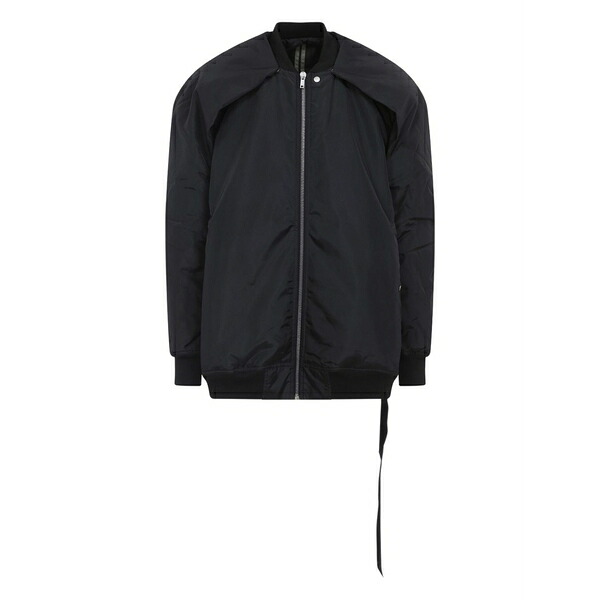 リックオウエンス メンズ 上衣＆上衣 アウター Padded zip-front bomber jacket Black