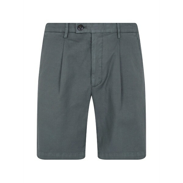 マイケル 電話を掛ける メンズ 心地よいズボン下 ボトムス Harry pleated linen shorts Grey