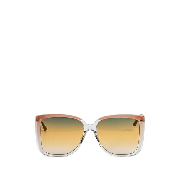リンダ ファロー レディース 黒眼鏡＆アイウェア 添え物 Square-frame sunglasses Orange