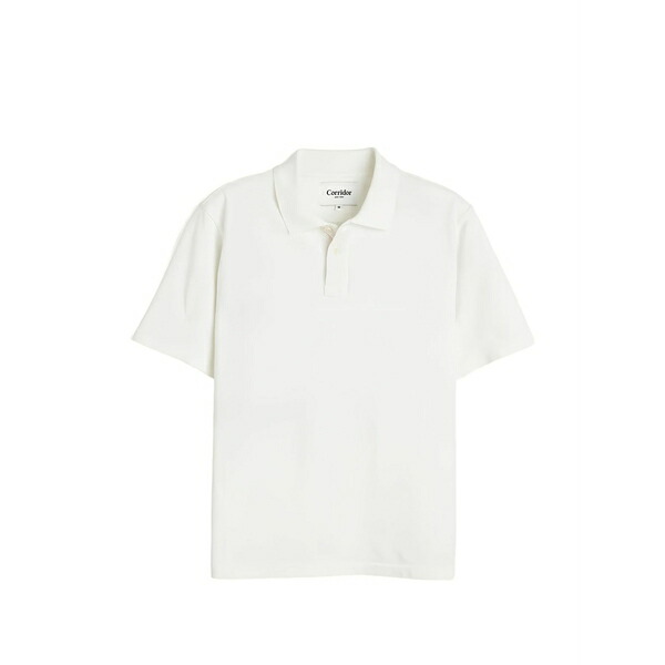 コリドール メンズ スポーツシャツ トップス Short-sleeved polo shirt White