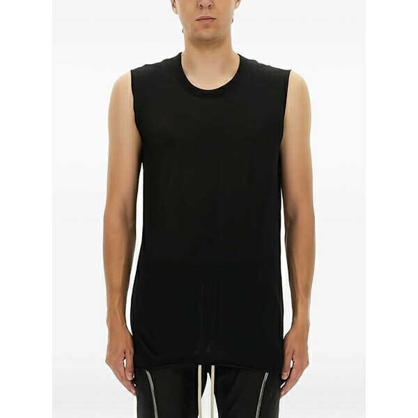リックオウエンス メンズ プルオーバー トップス Sleeveless tank top Black