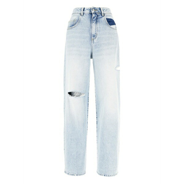 アイコン ジーンズ レディース ジーンズズボン下 ボトムス Poppy distressed jeans Blue