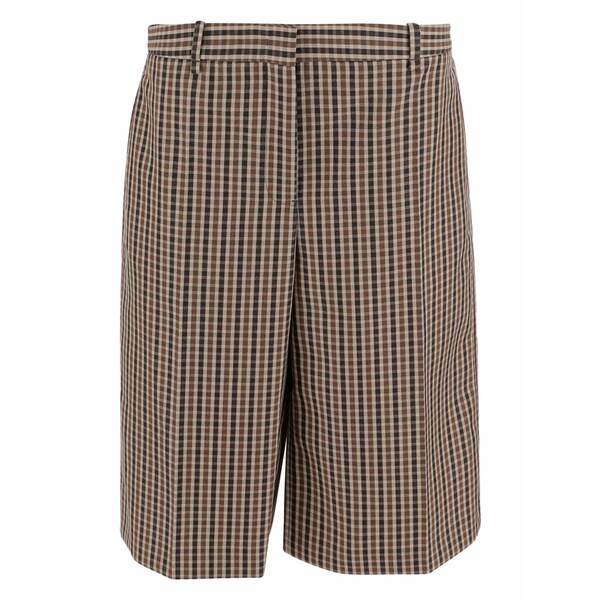 ジル・サンダー レディース 心地好いズボン下 ボトムス Plaid wool shorts Brown
