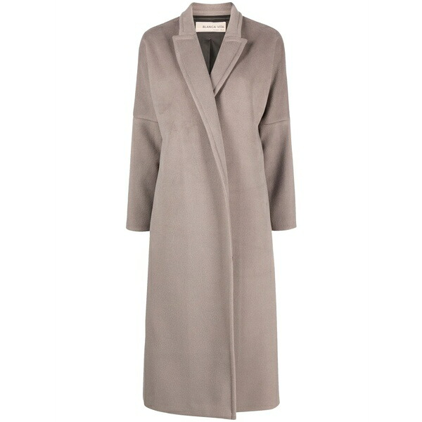 ブランカ ヴィータ レディース 厚地の外套 アウター Calomeria felted maxi coat Grey