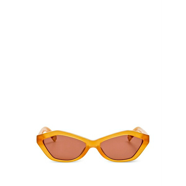 ジャクエムス レディース サングラス&アイウェア アクセサリー Bambino geometric-frame sunglasses Yellow|asty