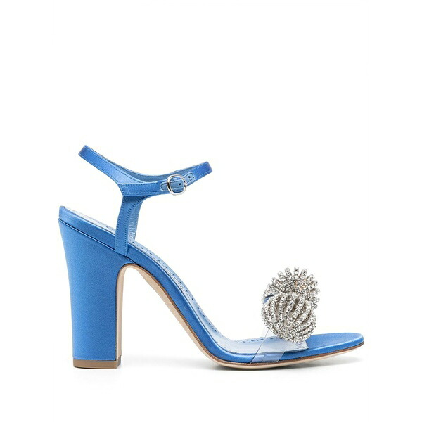 マノロブラニク レディース サンダル シューズ Ostria 90粍 star-embellished sandals Blue