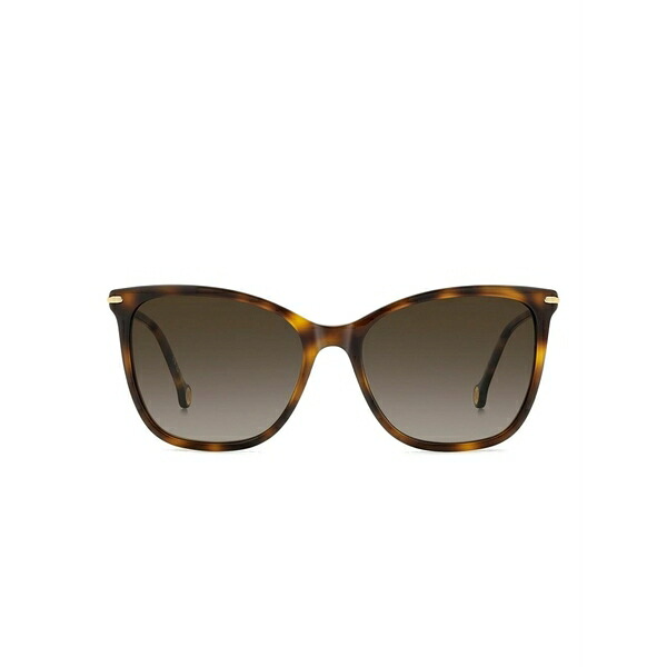 キャロライナヘレラ レディース 黒眼鏡＆アイウェア 添え物 Cat-eye sunglasses Brown