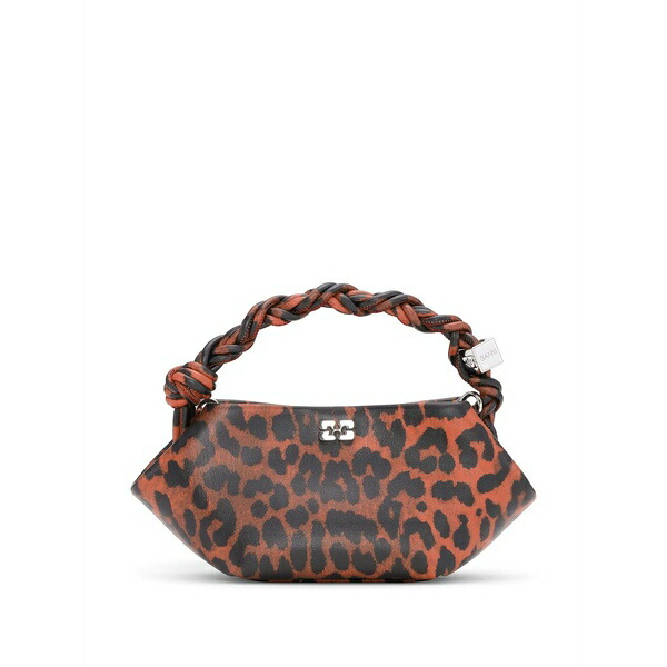 ガニー レディース ハンドバック 御徒面子 Mini bou leopard-print bag Red