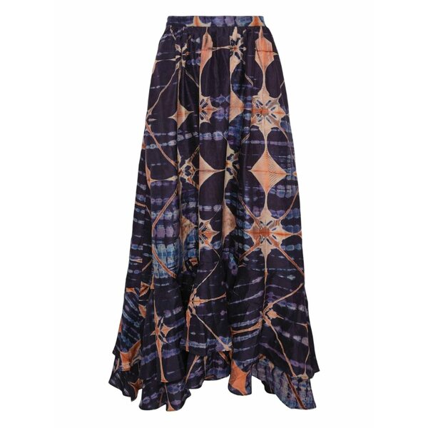 ウラ・ジョンソン レディース スコート ボトムス Mae printed skirt Blue