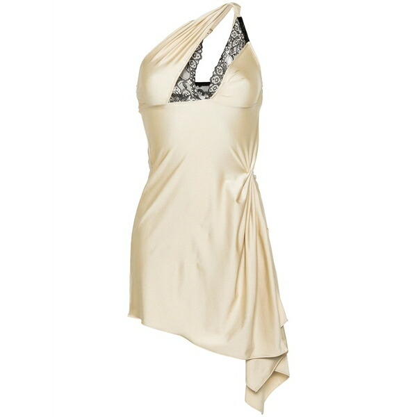 コペルニ レディース 衣裳 トップス Asymmetric mini dress Neutrals