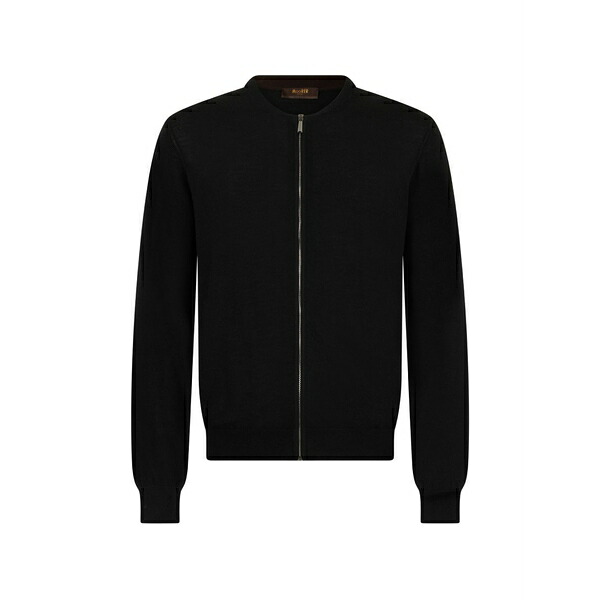 ムーレー メンズ 編み物\u0026ティーシャツ アウター Ribbed cashmere sweater Black