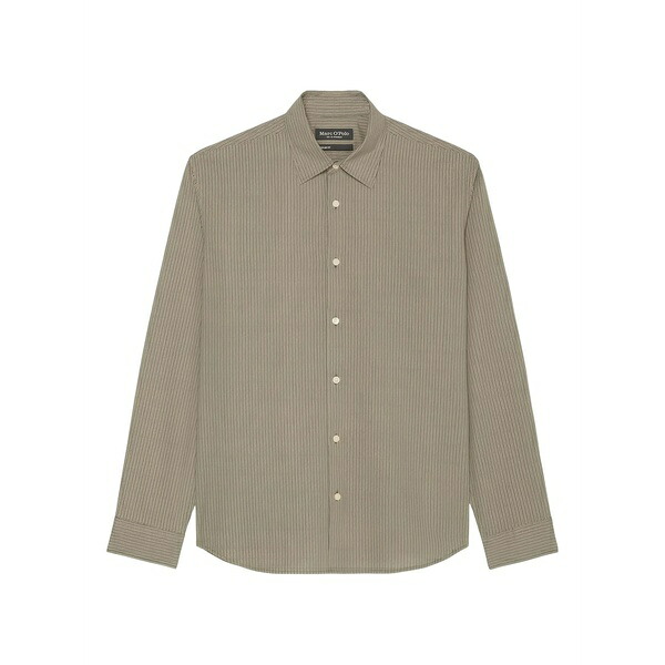 マルコポーロ メンズ ティーシャツ トップス Printed button-up shirt Grey