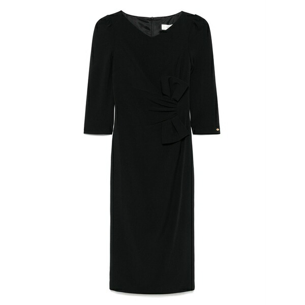 ニッサ レディース 衣裳 トップス Bow-detail MIDI dress Black