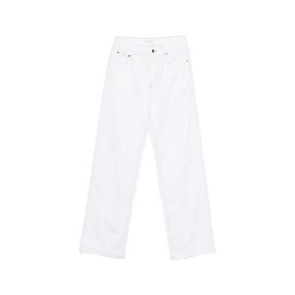 ファビアナ フィリッピ レディース ジーンズズボン下 ボトムス Topstitch jeans White