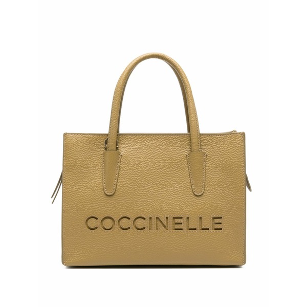 コチネレ レディース トートバッグ 御徒面子 Grained leather tote bag Green