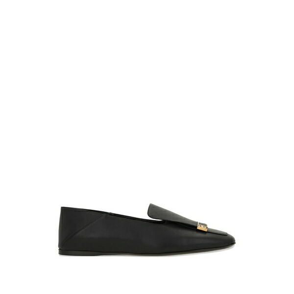 セルジオロッシ レディース スリッポン・ローファー シューズ Square-toe loafers Black