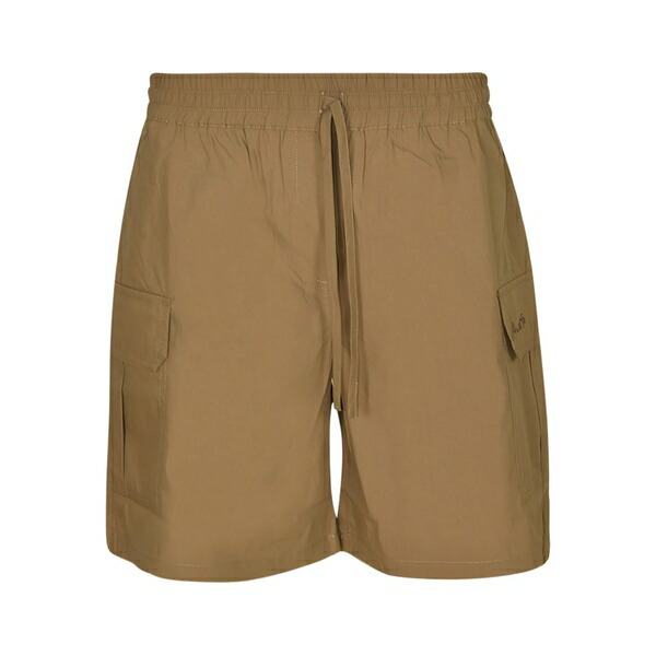 パロッシュ レディース 心地よいズボン下 ボトムス Cargo-pocket drawstring shorts Neutrals