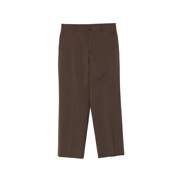 御召しものメイン メンズ 心地好いズボン下 ボトムス Straight-leg trousers Brown
