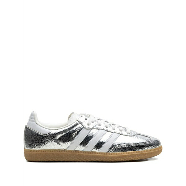 アディダス レディース スニーカー シューズ Samba lace-up sneakers Silver