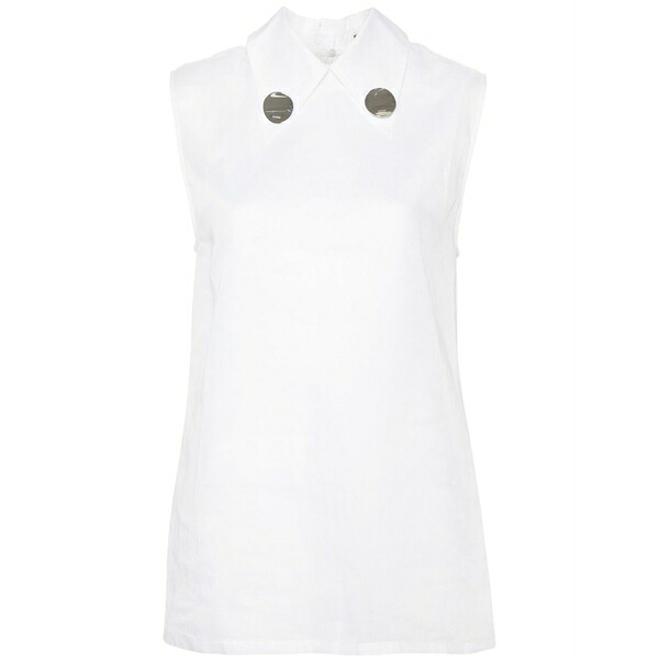 ジル・サンダー レディース プルオーバー トップス Sheer blouse White