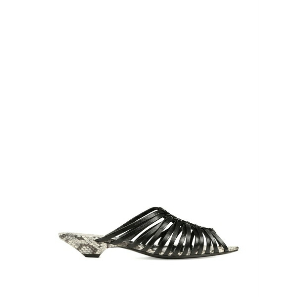 セルジオロッシ レディース サンダル シューズ Wovenia black sandals Black