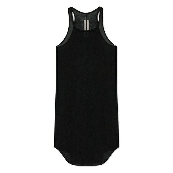 リックオウエンス メンズ ティーシャツ トップス Ribbed racerback vest Black