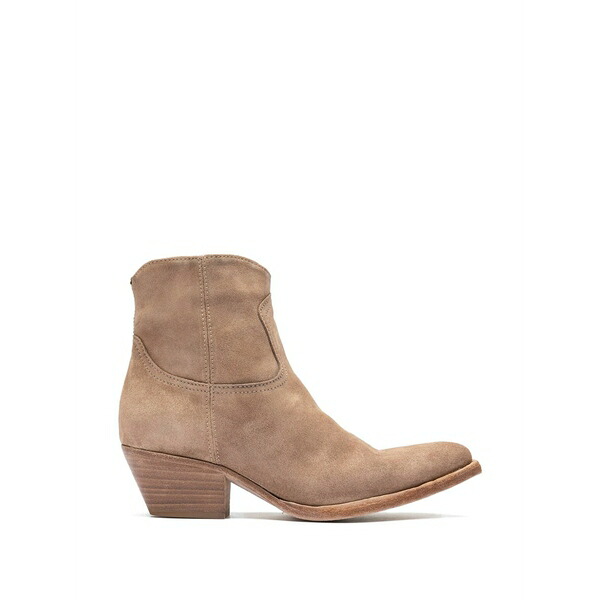 オフィチーネ 創造的 レディース ブーツ シューズ Wanda side-zip boots Neutrals