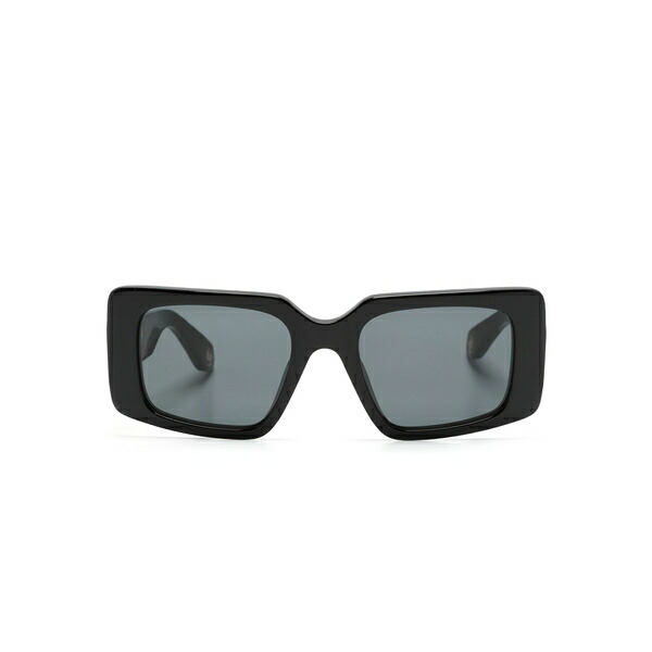 ロベルトカヴァリ レディース 黒眼鏡＆アイウェア 付属物 Rectangle-frame sunglasses Black