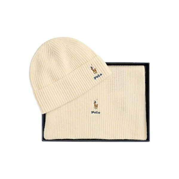 ラルフローレン レディース えり巻き・袈裟・えり巻き 付属物 Polo pony wool accessory set Neutrals