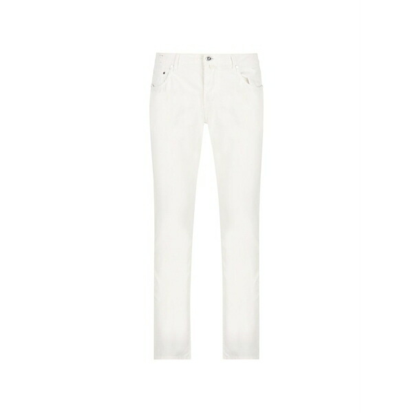御手々爪 メンズ ジーンズズボン下 ボトムス Ravello logo-patch jeans White