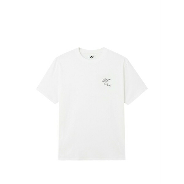 イズエ メンズ ティーシャツ トップス Slogan-print t-shirt White