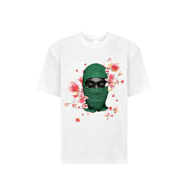 インノミネイト メンズ ティーシャツ トップス Floral print crewneck t-shirt White