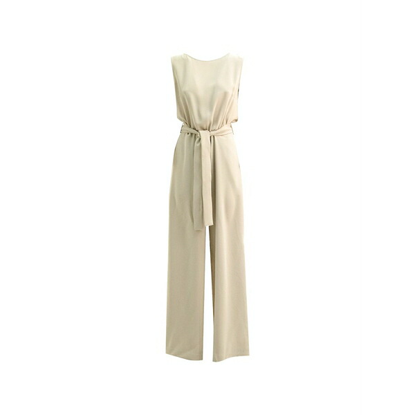 パロッシュ レディース 衣裳 トップス Belt-detail sleeveless jumpsuit Neutrals