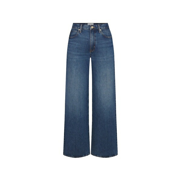 フレーム レディース デニムパンツ ボトムス Stroll wide-leg jeans Blue｜asty 77,440円